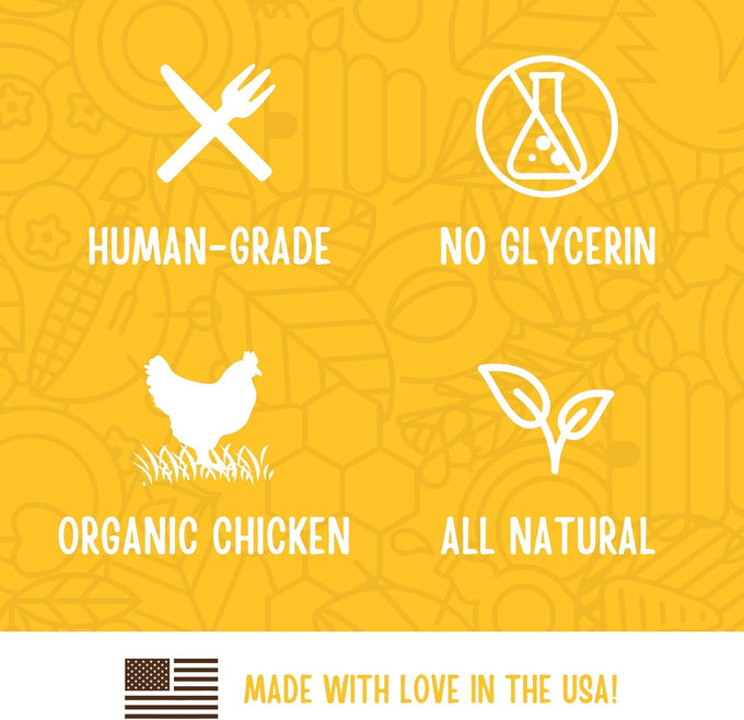 Full Moon Organic USDA Chicken Training Treats 6 Ounce Human Grade Dog Snacks