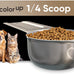 Color Up ½ Cup Stainless Steel Dog Food Scoop, Measuring Cup for Pets, 8 Tbsp, Heavy-Duty & Rust-Resistant