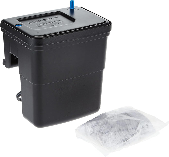 Seachem Tidal Power Filter for 35 Gallon Aquarium with Adjustable Flow and Skimmer, black
