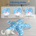 Blue White Rechargeable Interactive Cat Toy with 3 Working Modes, Touch Activated, and 1000mAh Battery