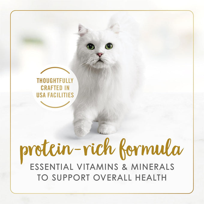 Fancy Feast Grain Free Wet Cat Food Variety Pack - 30x 3 oz. Cans, No Artificial Colors or Preservatives, Adult Cat Food