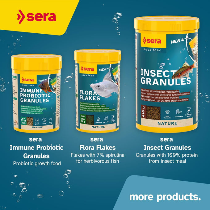 sera Vipan Tropical Flakes XL 7.4 oz premium staple food for large surface-feeding ornamental fish