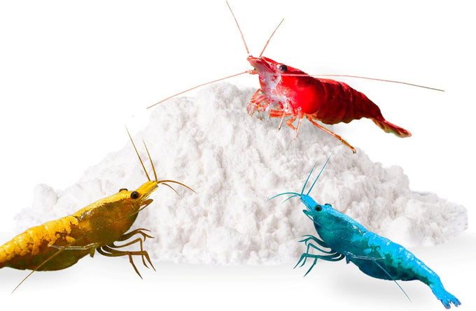 SunGrow Shrimp Rocks for Crayfish, Hermit Crab, Snails, Aquarium Decor, Crystal Red, Amano, Ghost Shrimps, Nano Tank Accessories