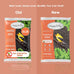 Happy Wings 5-pound Nyjer/Thistle Seeds with 3-pack Empty Sock Bird Feeders for Year-round Wild Bird Food Supply