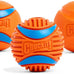 Chuckit! Interactive Dog Toys, High-Bounce Fetch Ball, Ultra and Rugged Balls, Size Medium, 2.5-inch Diameter, Set of 3