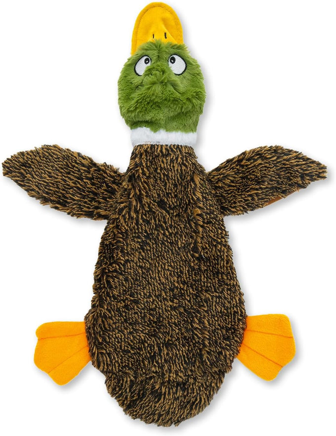 1Wild Duck, Small Squeaky Dog Toy with Soft Durable Fabric for Small Pets Interactive Toy for Indoor Play