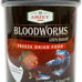 Amzey Blood Worms 0.5 oz, 100% natural freeze-dried blood worms, high protein food for aquarium fish and turtles