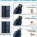 Casfuy 2-Speed Professional Electric Pet Nail Trimmer for Small Medium Large Dogs & Cats Dark Blue