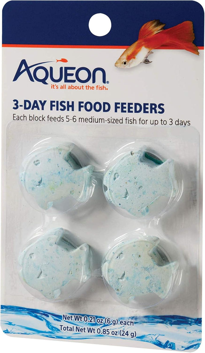 Aqueon 7 day tropical fish slow-release food for up to 6 medium-sized fish, 1 pack