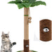 Woochpet 35'' Tall Cat Scratcher Tree Tower with Cat Toy Mouse Hole and Interactive Wooden Ball for Indoor Cats