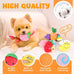 loyee dog squeaky toys 8 pack plush puppy chew set for medium small dogs pet supplies