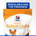 Hills natural baked light biscuits for small dogs with real chicken, 8 oz bag