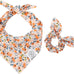 E-clover cute flower dog bandana with matching scrunchie for medium to large dogs - 27.5''x19.3''