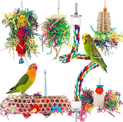 shredding-parakeet-toys-with-rope-perch-for-conure-cockatiel-budgies-lovebird-parrotlet
