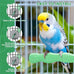 2pcs bird beak grinding stone, anti-slip parakeet nail trimming stick resin perch stand platform for budgies, parakeets, cockatiels, conures