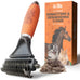 Gopets 2-in-1 dematting comb for dogs and cats, double-sided dog brush for shedding and deshedding
