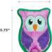 outward hound durablez minis owl plush dog toy, no stuffing, squeaky, jumbo squeaker, puppies, small dogs