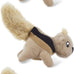 Outward Hound Hide-A-Squirrel 2-in-1 Plush Puzzle Dog Toy with 6 Squeaky Removable Squirrels, X-Large