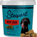 stewart 100% beef liver dog treats 4 oz tub freeze dried raw single ingredient grain free training treats or meal topper