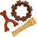Nylabone Power Chew Toy Bundle for Large Dogs, up to 50 lbs, 3 Pack, Flavor Medley