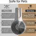 Color Up ½ Cup Stainless Steel Dog Food Scoop, Measuring Cup for Pets, 8 Tbsp, Heavy-Duty & Rust-Resistant