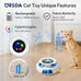 orsda 3-in-1 automatic interactive electronic cat toy with feather fluttering butterfly usb rechargeable