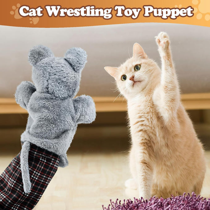 babyye cat wrestling glove for safe and fun interactive play with thickening tough padding