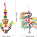 LifeIdeas 5PCS colorful bird toys for small to medium parrots, conures, cockatiels, and budgies