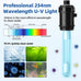 hygger 9w aquarium u-v light with timer, 360° protective shield clean light for crystal clear green water, 60–100 gallon freshwater & saltwater aquariums