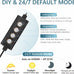 hygger 14w clip on aquarium LED light with 7 colors and adjustable timer for planted tank 12~20in