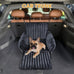 mixjoy dog car seat grey small medium dogs up to 25 lbs multi-functional pet travel bed with clip-on leash