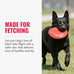 Kong Classic Natural Rubber Flying Disc for Medium/Large Dogs - Durable Outdoor Toy for Fetch Playtime