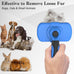 swihauk self-cleaning slicker brush for dogs and cats, skin-friendly deshedding grooming tool with pet supplies accessories, blue