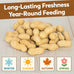 12 lb raw peanuts for squirrels and wildlife, grown in the usa, in-shell peanuts for birds and backyard visitors