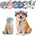 DYOART Custom Dog and Cat Visor Hats with Ear Holes, Personalized with Pet's Name, Multiple Sizes