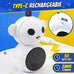 Interactive 2-in-1 Laser Pointer Cat Toy with Flying Bird and Smart Moving Wand