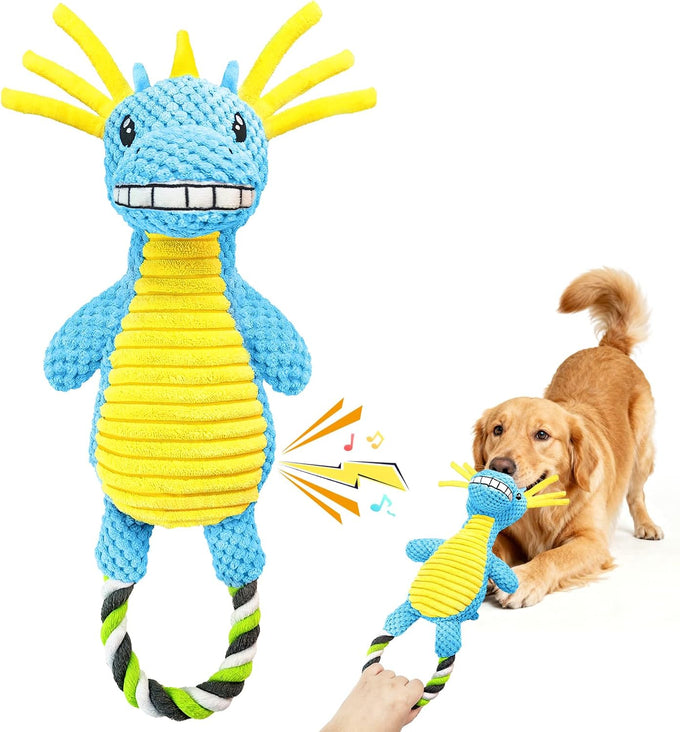 fuufome large squeaky plush dog toys for small medium and large dogs companionship training gift