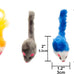 Fashion's Talk assorted mice cat toys fuzzy rattle mouse 48-count for indoor cats