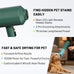 Professional dog grooming blower dryer for medium/small pets with IEC & UL certification, 2-speed and 3-heat settings