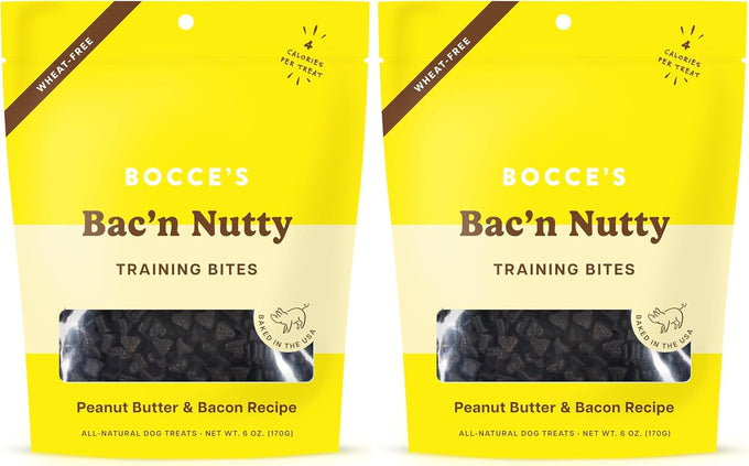 Bocce's Bakery Wheat-Free Chicken & Pumpkin Sunday Roast Dog Training Treats, 6 oz, All-Natural, USA Made