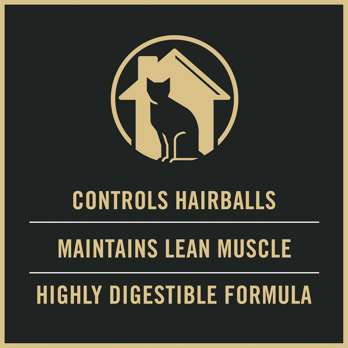 Purina Pro Plan Hairball Management, Indoor Cat Food, Salmon and Rice Formula - 7 lb. Bag