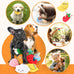 loyee dog squeaky toys 8 pack plush puppy chew set for medium small dogs pet supplies