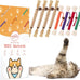 Wouseodo Natural Silvervine Sticks Cat Toy 6 Pack, Dental Care Teeth Cleaning,Matatabi Cat Nip Treat for Indoor Cats& Kittens