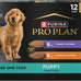 Purina Pro Plan Development Wet Puppy Food, Grain Free Chicken Entree and Grain Free Turkey Entree Variety Pack - (Pack of 12) 13 oz. Cans