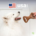 benebone dental durable dog chew toy medium real bacon made in usa