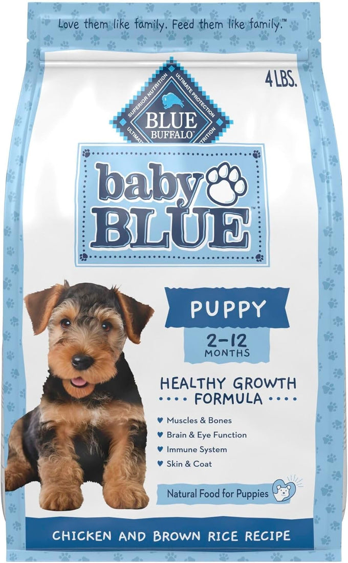 Blue Buffalo Baby Blue Puppy Dry Food, Chicken, 4 lb