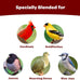 kaytee cardinal seed cake, wild bird food, 1.85 pounds, 4 count, black oil sunflower and safflower seeds