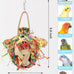 Wontee colorful crinkly shredding toys for medium-sized birds like cockatiels, conures, and parakeets, 1 pack, natural dried fruits chew