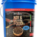 Blue Ridge Koi Fish Food 2lb Mini Growth Formula for Small Koi and Goldfish Premium Floating Pond Pellets