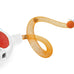 jkanti interactive cat toys for indoor cats 3rd generation agile moving cat ball with elastic mesh tail orange orange